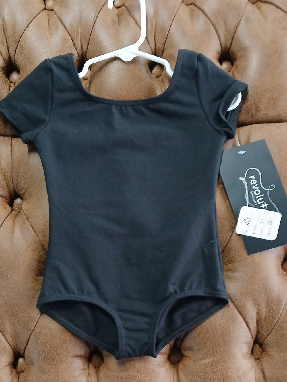 Revolution Kids Black Short Sleeve One-Piece Bodysuit
